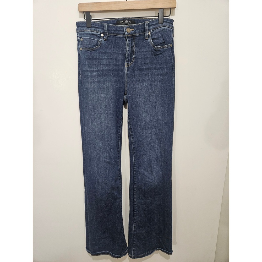 Liverpool Los Angeles Lucy Bootcut Jeans Dark Wash Denim Blue Womens‎ 6/28